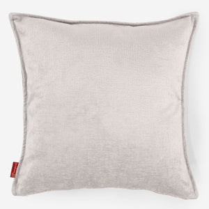 Grand Housse de Coussin 70 x 70cm - Chenille Crème