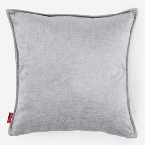 Grand Housse de Coussin 70 x 70cm - Chenille Gris
