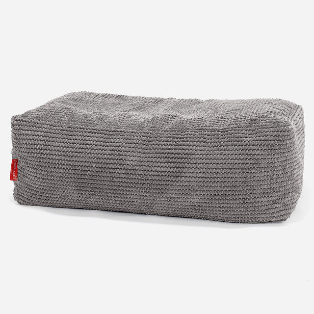 CloudSac 100 Repose-pieds à Mémoire de Forme - Pompon Anthracite 01
