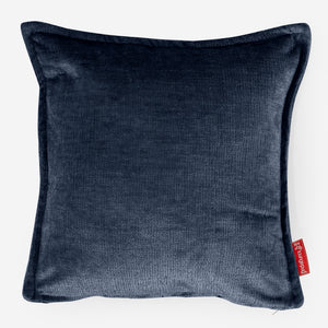 Housse de Coussin 47 x 47cm - Chenille Bleu Marine