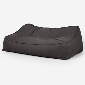 Le Canapé Pouf Doudou - Bouclé Anthracite