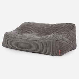 Le Canapé Pouf Doudou - Côtelé Anthracite
