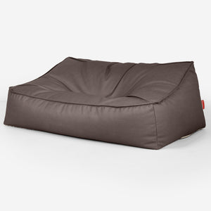 Le Canapé Pouf Doudou - Cuir Végan Chocolat