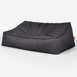 Le Canapé Pouf Doudou - Cuir Végan Noir