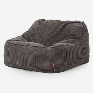 Le Pouf Doudou - Côtelé Anthracite