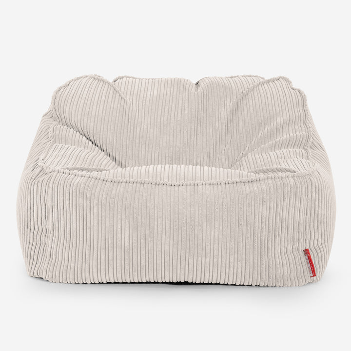 Le Pouf Doudou - Côtelé Ivoire 01