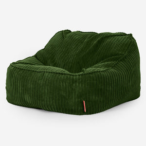 Le Pouf Doudou - Côtelé Vert Forêt