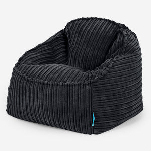 Le Pouf Enfant Doudou 2-6 ans - Côtelé Noir