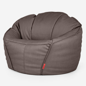 Le Pouf Gamer Suprême - Cuir Végan Chocolat