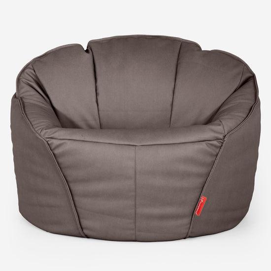 Le Pouf Gamer Suprême - Cuir Végan Chocolat 02