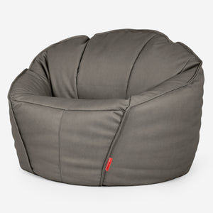 Le Pouf Gamer Suprême - Cuir Végan Gris
