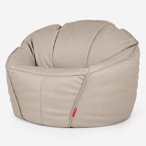 Le Pouf Gamer Suprême - Cuir Végan Ivoire