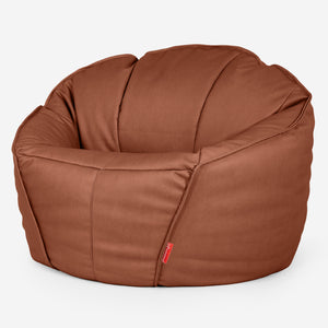 Le Pouf Gamer Suprême - Cuir Végan Marron