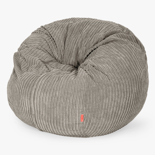 Le Pouf-lit - Côtelé Vison 01