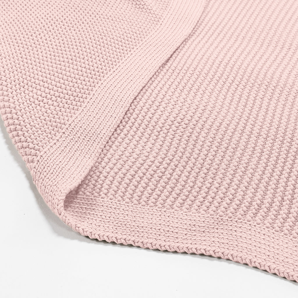 Couverture / Plaid - 100% Coton Ellos Bébé Rose 02