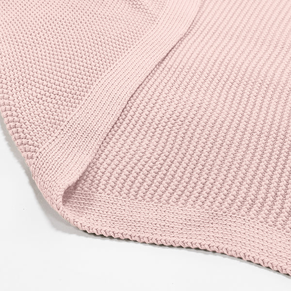 Couverture / Plaid - 100% Coton Ellos Bébé Rose 03
