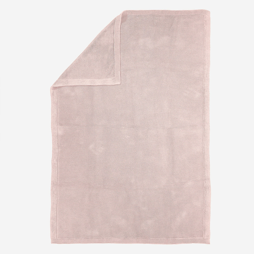 Couverture / Plaid - 100% Coton Ellos Bébé Rose 03