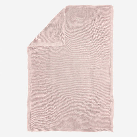 Couverture / Plaid - 100% Coton Ellos Bébé Rose 03