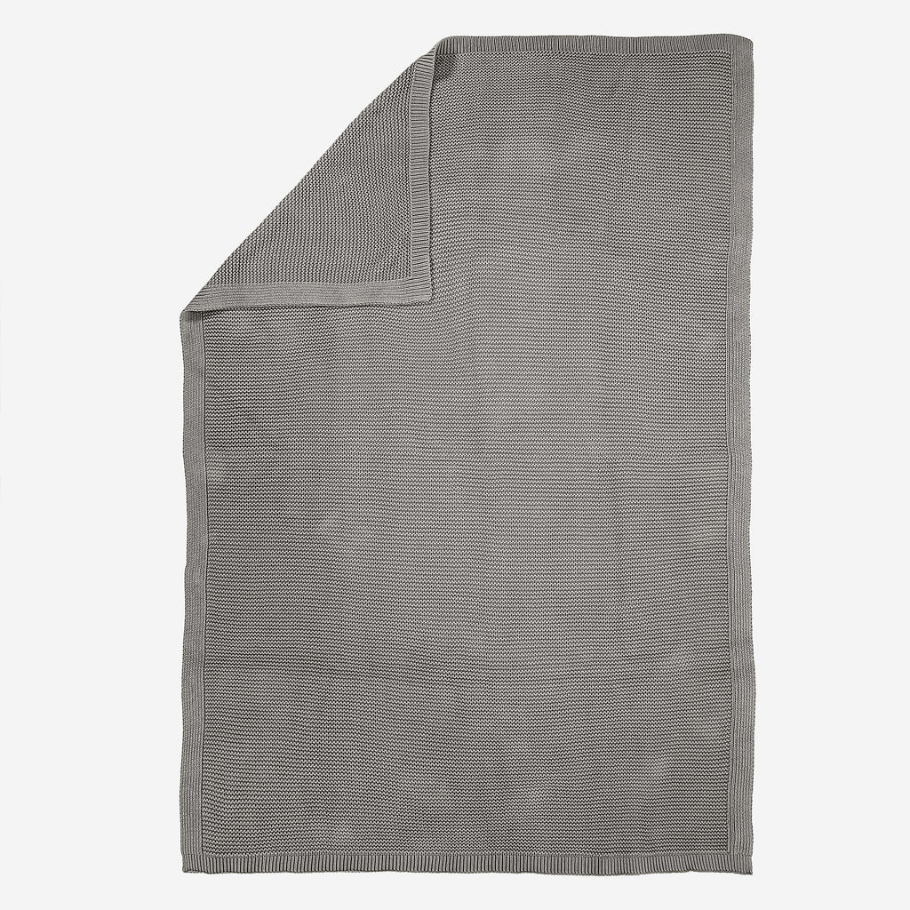 Couverture / Plaid - 100% Coton Ellos Gris 03