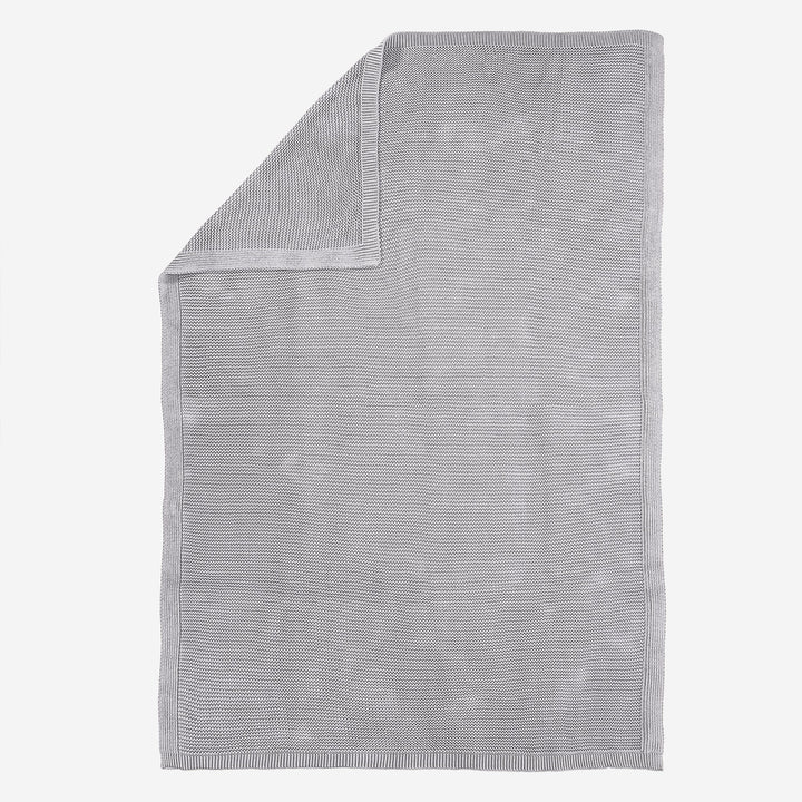Couverture / Plaid - 100% Coton Ellos Gris clair 03