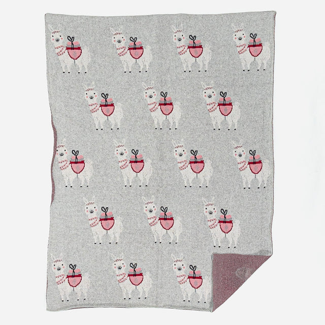 Couverture / Plaid Enfant - 100% Coton Lama 03
