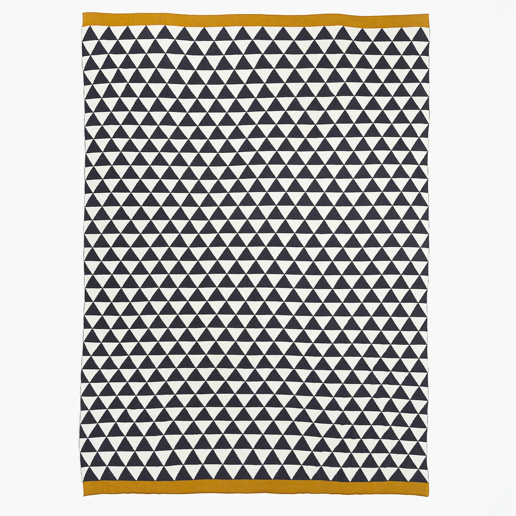 Couverture / Plaid - 100% Coton Geo 03