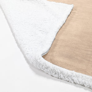 Couverture Sherpa - Polaire Crème