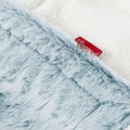 Fausse Fourrure Lapin Bleu Pastel