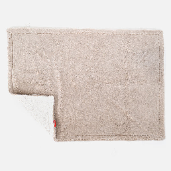 Plaid / Couverture Sherpa - Fausse Fourrure Nounours Vison Fabric Close-up Image