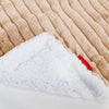Plaid / Couverture Sherpa - Velours Côtelé Ultra Pelucheux Pêche 02