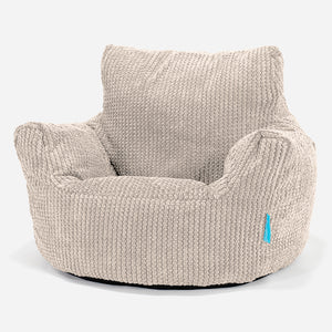 Fauteuil Pouf Bambin 1-3 ans - Pompon Crème