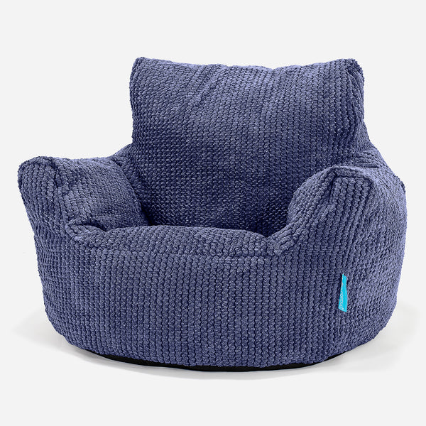 Fauteuil Pouf Bambin 1-3 ans - Pompon Violet 01