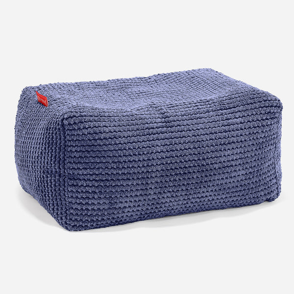 Pouf Repose Pied - Pompon Violet 01