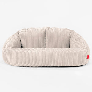 Pouf Canapé Bubble - Côtelé Ivoire