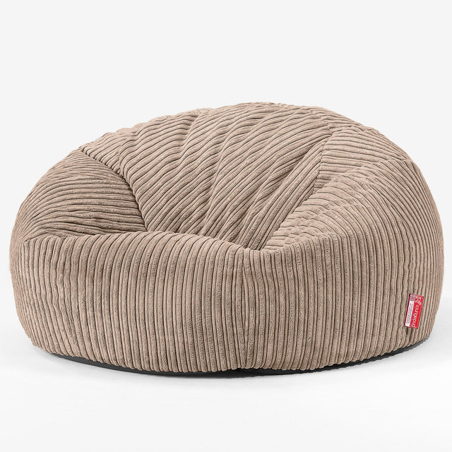 Pouf Canapé Classique - Côtelé Sable 01