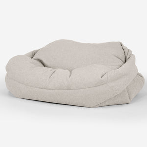Pouf Canapé Sabine - Bouclé Ivoire