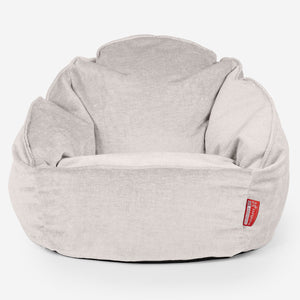 Pouf Chaise Bubble - Chenille Crème