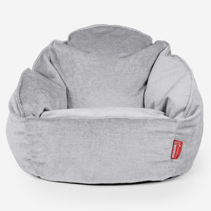 Pouf Chaise Bubble - Chenille Gris
