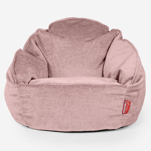 Pouf Chaise Bubble - Chenille Rose