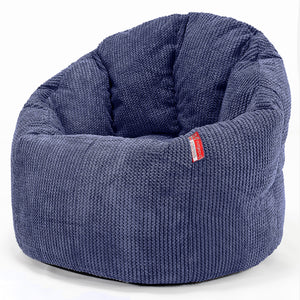Pouf Chaise Design - Pompon Violet