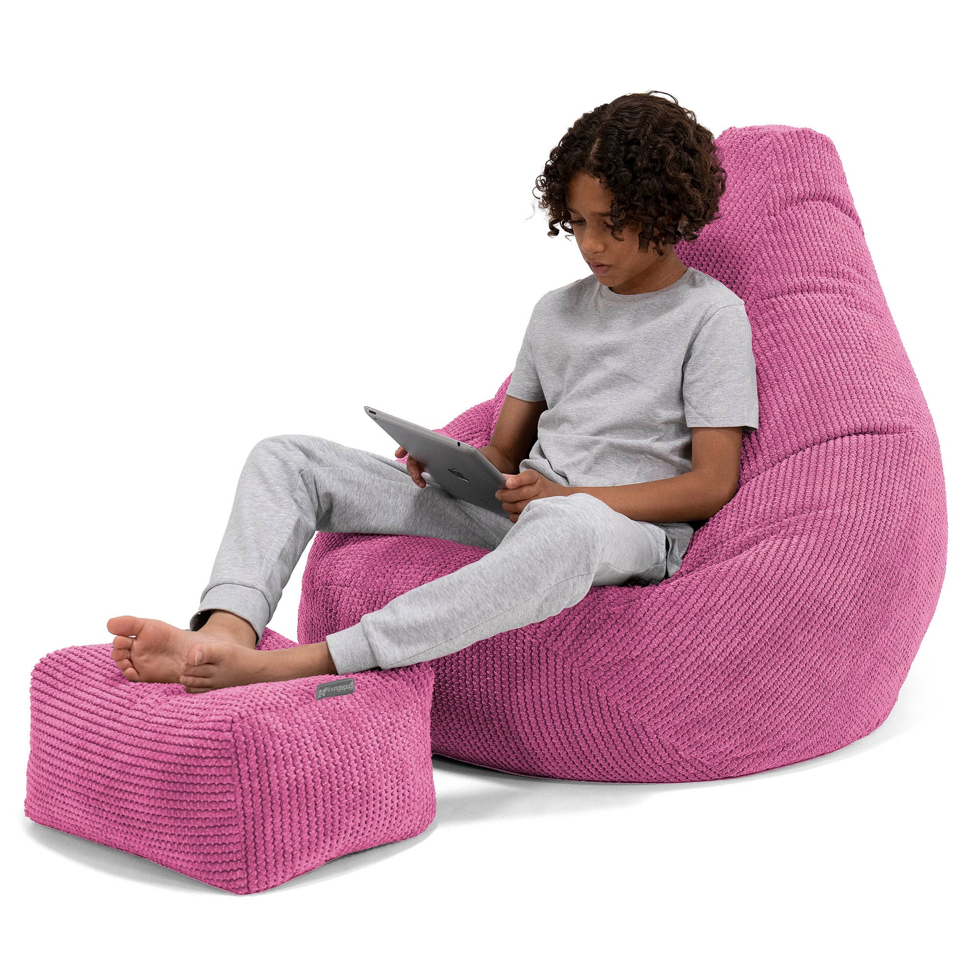 Pouf Gamer Ultra Lux - Pompon Chocolat main image 1