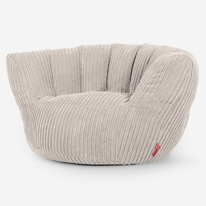 Pouf Charles Vintish - Côtelé Ivoire