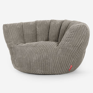Pouf Charles Vintish - Côtelé Vison