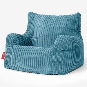 Joséphine Pouf Fauteuil Design - Côtelé Mer Égée