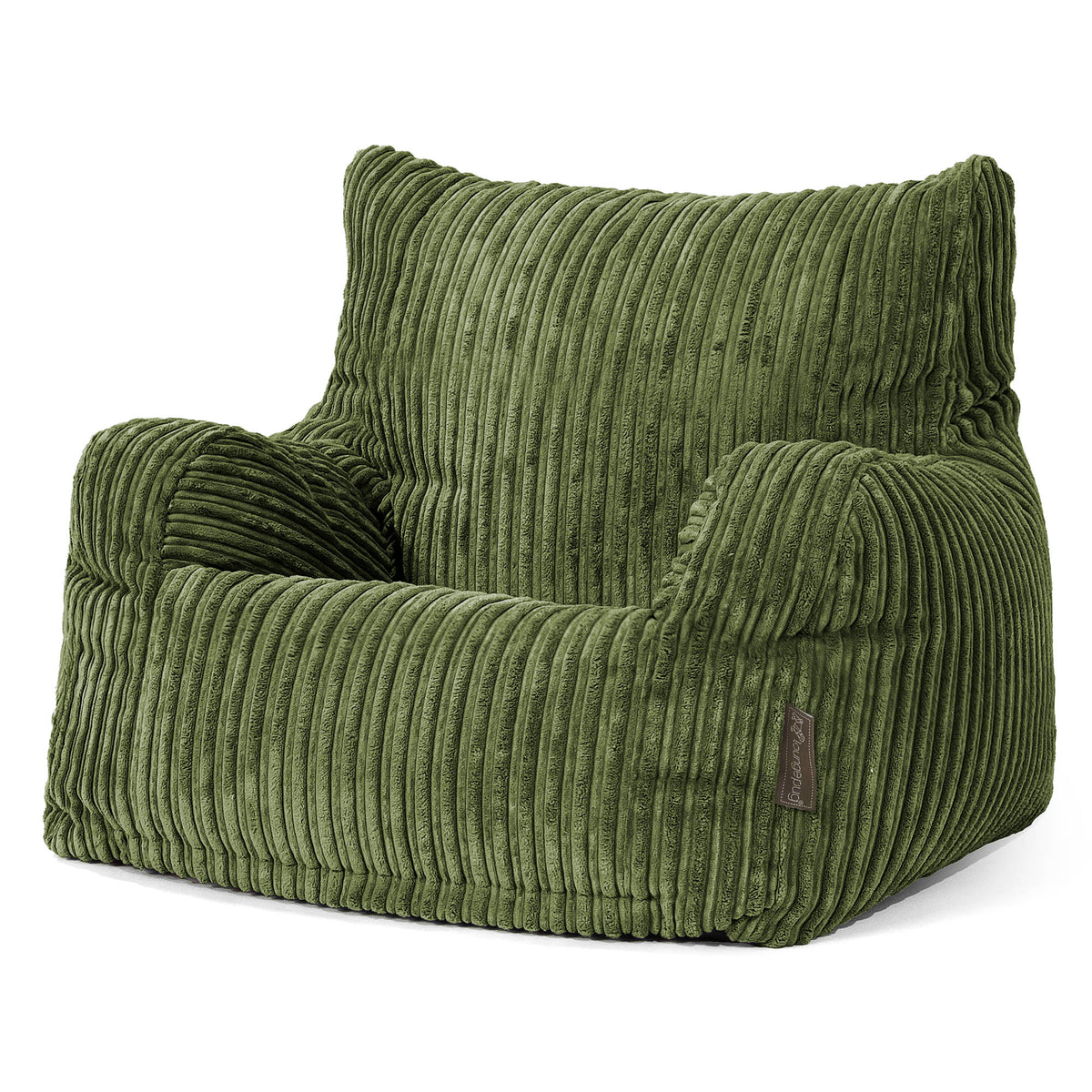 LARA pouf rotondo in velluto colore Rosso