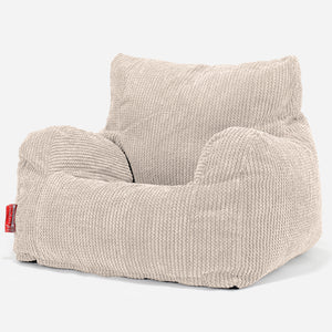 Joséphine Pouf Fauteuil Design - Pompon Crème