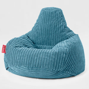 Pouf en Forme de Goutte - Côtelé Mer Égée