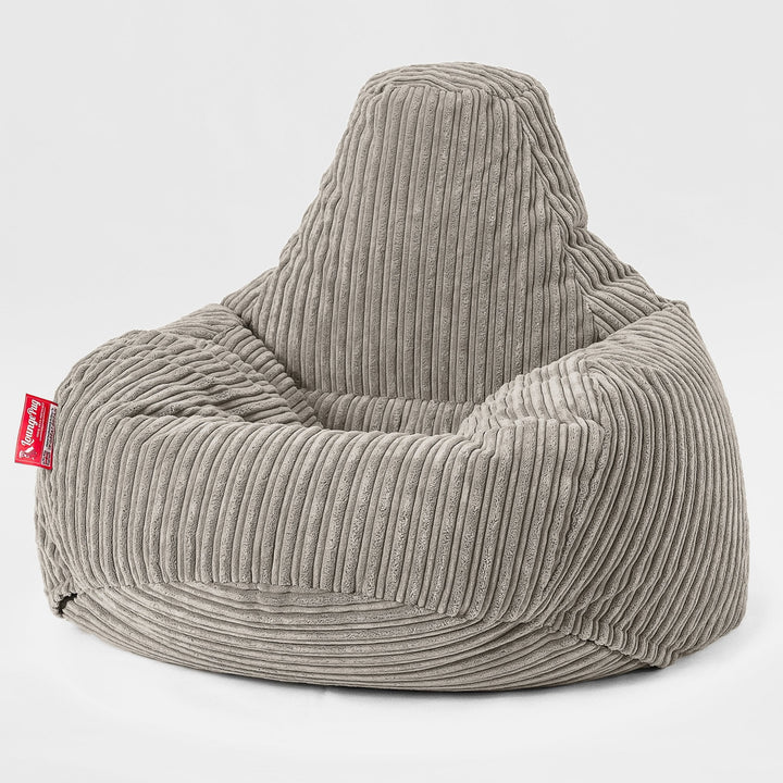 Pouf en Forme de Goutte - Côtelé Vison 01