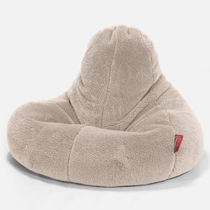 Pouf Gamer Ultra Lux - Fausse Fourrure Nounours Vison