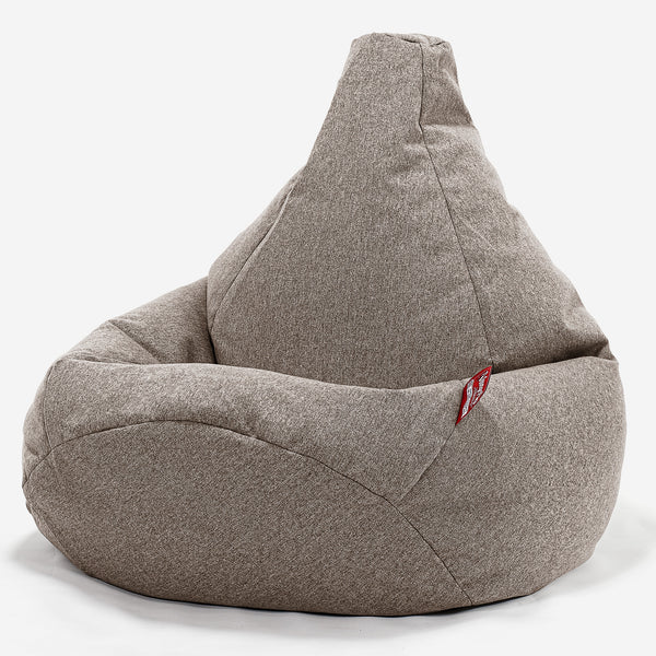 Pouf Poire Gamer - Interalli Laine Biscuit 01